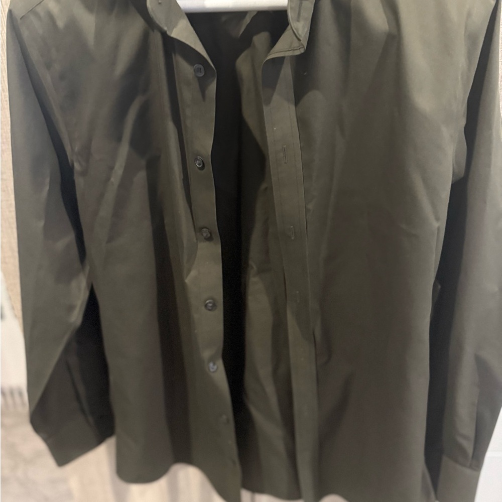 Charles Tyrwhitt Olive Green Slim Fit Shirt